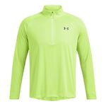 Under Armour Tech Textured 1/2 Zip-GRY Long-Sleeves